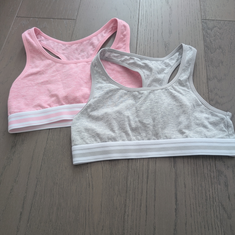 [NEW] Pink and Gray Sports Bras